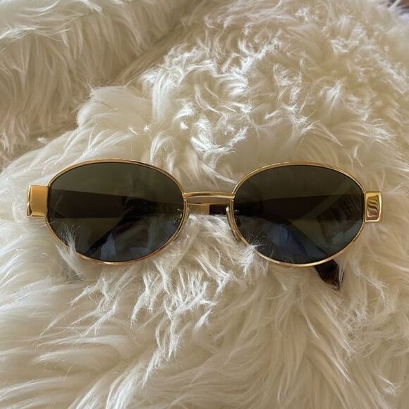 Gold Celine Sunglasses - Picture 3 of 5